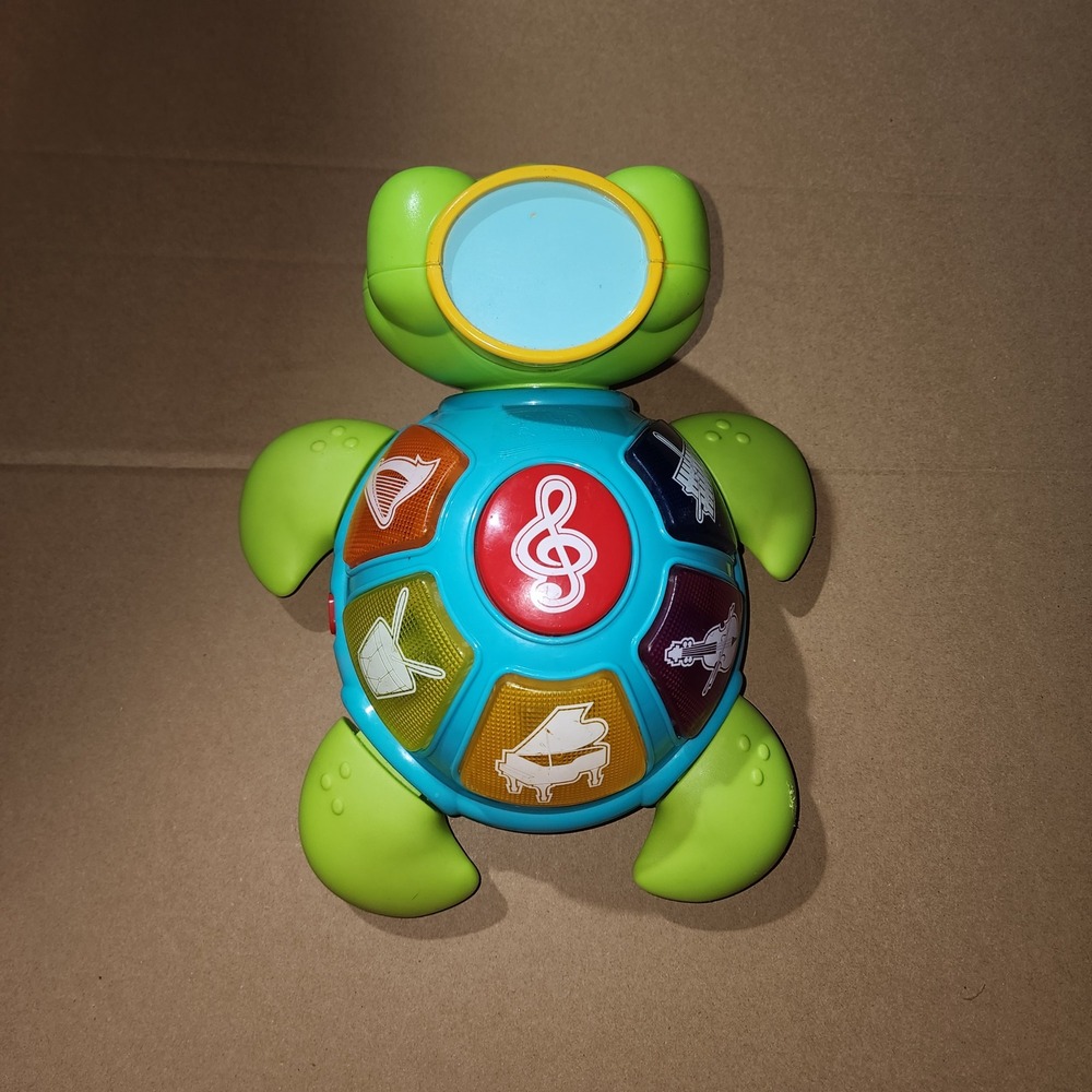 Baby Einstein Neptune Musical Turtle Toy Lights and Sounds Green Interactive